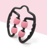  Bọt trục massage cơ bắp yoga con lăn vật tư thể dục (loại thả nước cherry màu hồng) 