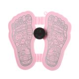  Máy mát xa chân mini MLR-125 Máy mát xa chân cho người cao tuổi EMS Máy mát xa chân thư giãn tại nhà, Hình dạng: Hồng (Pin) 