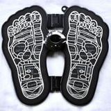  Máy mát xa chân mini MLR-125 Máy mát xa chân cho người cao tuổi EMS Máy mát xa chân thư giãn tại nhà, Hình dạng: Đen (Có thể sạc lại) 