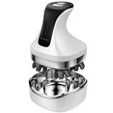  Máy mát xa đầu chống nước công suất cao có thể sạc lại Máy mát xa da đầu tại nhà Máy mát xa da đầu bằng tiếng Anh Bao bì + 2 đầu mát xa (Xanh Vani) 