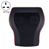  Gối mát xa mini đa chức năng Máy mát xa cổ và vai, Loại phích cắm: Ổ cắm của Anh (Đen) 