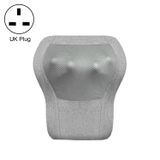 Gối mát xa mini đa chức năng Máy mát xa cổ và vai, Loại phích cắm: Ổ cắm của Anh (Đen) 