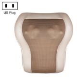  Gối mát xa mini đa chức năng Máy mát xa cổ và vai, Loại phích cắm: Phích cắm của Mỹ (Đen) 