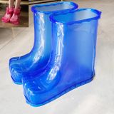  Nam châm Di động Gia dụng Nhựa Ống Cao Giày Bong bóng Bong bóng, Kích thước: Chiều cao 28cm 45 Yards (Xanh lam) 