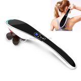  Thanh massage toàn thân bằng điện đa chức năng Máy mát xa cổ tử cung, Kích thước: 49x14,5x9,9cm (Đen) 