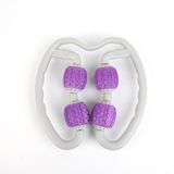  Vòng mềm thế hệ thứ 2 Kẹp chân Massage thư giãn cơ bắp Con lăn massage thể dục Con lăn tạo bọt (Màu tím) 