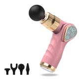  Mini fascia gun màn hình LCD nhỏ mát xa cơ bắp (018 đỏ) 