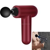  6 Gears Mini Fascia Gun Massage Gun Electric Fitness Massager, Đặc điểm kỹ thuật: Tệp chìa khóa, Không có túi (Đỏ) 