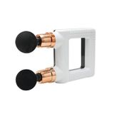  SS-2021 LCD điện hai đầu Thiết bị Fascia Thiết bị tập thể dục Máy mát xa cơ bắp (Trắng) 