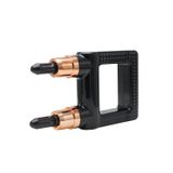  SS-2021 LCD điện hai đầu Thiết bị Fascia Thiết bị tập thể dục Máy mát xa cơ bắp (Trắng) 