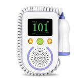  A100D Kỹ thuật số Doppler thai nhi Âm thanh siêu âm Máy dò nhịp tim của em bé Máy theo dõi nhịp tim của em bé có thể sạc lại Ống nghe Doppler bỏ túi thai nhi 