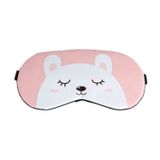  Hoạt hình Động vật dễ thương Mặt nạ ngủ Mắt bịt mắt Mát xa Thư giãn Mặt nạ mắt (Gà xanh đậm) 