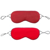  2 chiếc Mặt nạ ngủ hai mặt Băng thun du lịch Eyeshade (Kaki + Vàng nhạt) 