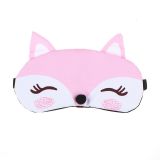  Mặt nạ ngủ Cute Fox 3D Rest Travel Sleeping Cover Sleep Ice Mask (Hồng) 