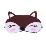  Mặt nạ ngủ Cute Fox 3D Rest Travel Sleeping Cover Sleep Ice Mask (Hồng) 