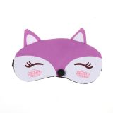  Mặt nạ ngủ Cute Fox 3D Rest Travel Sleeping Cover Sleep Ice Mask (Hồng) 