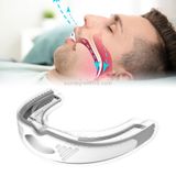 YJK100 Silicone + ABS Thiết bị Ngừng Ngáy Chống Ngáy (Đen) 