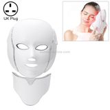  Mặt nạ LED 7 màu Mặt nạ Photon Máy làm đẹp da mặt trẻ hóa da, phích cắm của Vương quốc Anh 