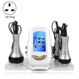 Thiết bị nổ chất béo siêu âm 3 trong 1 40K Thiết bị làm đẹp bằng tần số vô tuyến Tay cầm bằng kim loại (Phích cắm của Vương quốc Anh) 