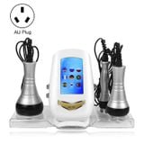  Thiết bị nổ chất béo siêu âm 3 trong 1 40K Thiết bị làm đẹp bằng tần số vô tuyến Tay cầm bằng kim loại (Phích cắm của Vương quốc Anh) 