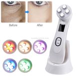  Radio Mesotherapy Điện di Face Beauty Pen Tần số vô tuyến LED Photon Trẻ hóa da mặt Xóa nếp nhăn (Trắng ngọc trai) 