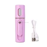 Máy xông hơi mặt Nano Máy xông hơi ẩm mặt tiện dụng Máy phun cồn mini có thể sạc lại sạc USB tự động (Màu tím nhạt) 