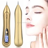  SONGSUN X2 Máy xóa vết xăm tàn nhang trên da cầm tay chuyên nghiệp SONGSUN X2 Máy xóa vết nám bằng Laser Plasma Bút chăm sóc sắc đẹp với màn hình hiển thị LCD và điều chỉnh 9 bánh răng (Vàng) 