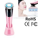  Dụng cụ làm đẹp da mặt BLK-D818 Dụng cụ trẻ hóa da màu nóng và lạnh EMS Micro Dụng cụ giới thiệu làm đẹp hiện tại (Trắng) 