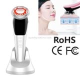  Dụng cụ làm đẹp da mặt BLK-D818 Dụng cụ trẻ hóa da màu nóng và lạnh EMS Micro Dụng cụ giới thiệu làm đẹp hiện tại (Trắng) 