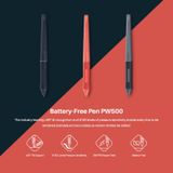  Máy tính bảng vẽ nghệ thuật chạm dải HUION HS611 5080 LPI cho thú vị, với bút và giá đỡ bút không dùng pin (Xám) 