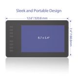  Máy tính bảng vẽ đồ họa USB nghệ thuật chuyên nghiệp HUION Inspiroy Series H950P 5080LPI dành cho Windows / Mac OS, với bút không dùng pin 
