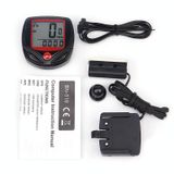  Tiếng Anh Chống thấm nước 14 Chu kỳ chức năng Máy tính LCD Máy đo tốc độ đo tốc độ 