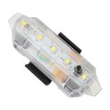  Đèn hậu LED có thể sạc lại USB cho xe đạp (Ánh sáng trắng) 