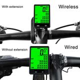  2,8 inch Tiếng Anh Chu kỳ chống nước không dây Máy tính LCD Máy đo tốc độ đo tốc độ có giá đỡ mở rộng 