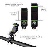  Giá đỡ điện thoại di động chống trộm chống trộm cho xe đạp / xe máy không có đèn (Xanh lá cây) 