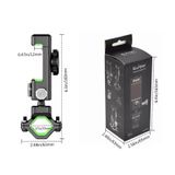  Giá đỡ điện thoại di động chống trộm chống trộm cho xe đạp / xe máy không có đèn (Xanh lá cây) 