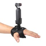  Đai gắn dây đeo cổ tay có thể điều chỉnh đàn hồi với bộ điều hợp cho DJI OSMO Pocke (Đen) 