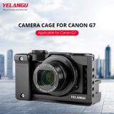  Bộ ổn định lồng máy ảnh video YELANGU C13 YLG0713A cho Canon Powershot G7X Mark III / G7X3 (Đen) 