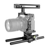  Bộ ổn định lồng máy ảnh YELANGU C15 YLG0711A với tay cầm & thanh ray cho Nikon Z6 / Z7 (Đen) 