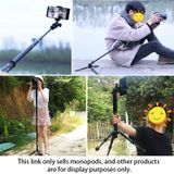  BEXIN P308B Máy ảnh DSLR du lịch ngoài trời di động Giá đỡ Monopod bằng hợp kim nhôm (Đen) 