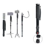  BEXIN P308B Máy ảnh DSLR du lịch ngoài trời di động Giá đỡ Monopod bằng hợp kim nhôm (Đen) 