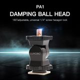  Camera Luxceo PA1 Giá đỡ giày nóng Universal Damping Ball-Head Backet (Đen) 