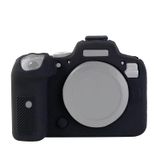  Đối với Canon EOS R6 Litchi Texture Soft Silicone Case (Màu đen) 