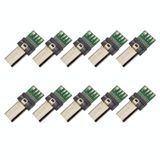  10 chiếc Bộ kết nối PCB USB 15 pin Micro USB Bộ chuyển đổi cho cáp dữ liệu máy ảnh Sony 