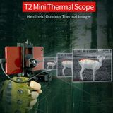  Máy chụp ảnh thân nhiệt Infiray T2 cho điện thoại dùng đi săn (Đen) 