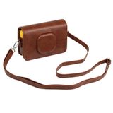  Đối với Kodak Mini Shot2 C210 Máy ảnh toàn thân instax Túi đựng bằng da PU có dây đeo (Màu nâu) 