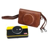  Đối với Kodak Mini Shot2 Retro / C210R Máy ảnh toàn thân instax Túi đựng bằng da PU có dây đeo (Màu nâu) 