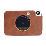  Đối với máy ảnh toàn thân Kodak PRINTOMATIC Túi đựng bằng da PU có dây đeo (Màu nâu) 