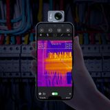  Máy ảnh nhiệt cho điện thoại thông minh InfiRay P2 Type-C, máy ảnh nhiệt hồng ngoại tầm nhìn ban đêm (Xám) 
