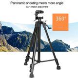  3366 Chất lượng 1,4m Di động Điện thoại Live Selfie Tripod DV SLR Camera Stand (Đen) 